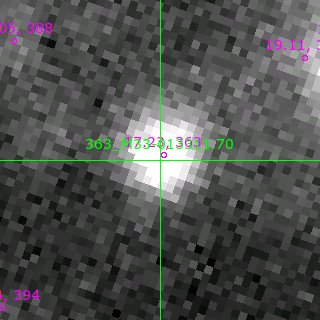 M33-013311.70 in filter R on MJD  57634.410