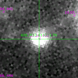 M33-013311.70 in filter R on MJD  58043.160