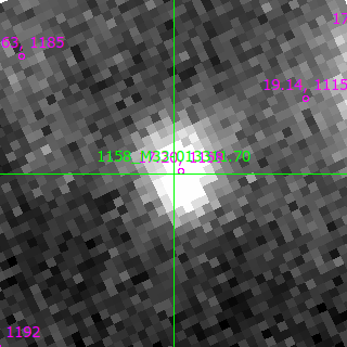 M33-013311.70 in filter R on MJD  59854.190