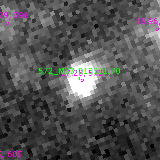 M33-013311.70 in filter R on MJD  60651.200