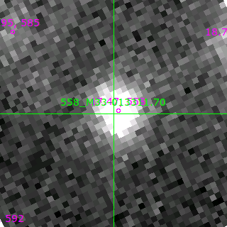 M33-013311.70 in filter V on MJD  59851.190