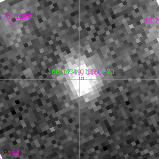 M33-013311.70 in filter V on MJD  59854.190