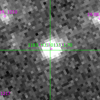 M33-013311.70 in filter V on MJD  60172.400