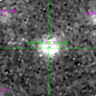 M33-013311.70 in filter V on MJD  60205.190
