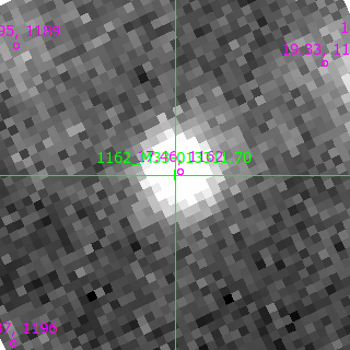 M33-013311.70 in filter V on MJD  60262.180
