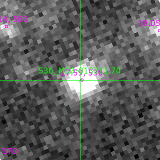 M33-013311.70 in filter V on MJD  60556.310