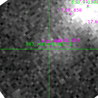 M33-013317.22 in filter B on MJD  58779.180