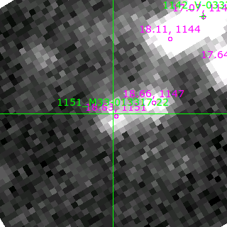 M33-013317.22 in filter B on MJD  59082.350