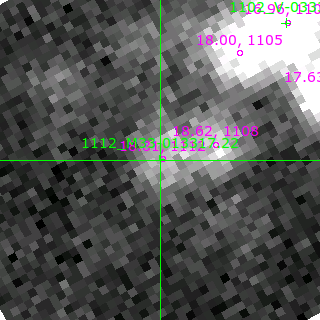 M33-013317.22 in filter B on MJD  59227.130