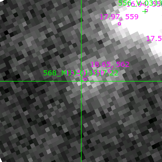 M33-013317.22 in filter B on MJD  59851.170
