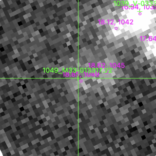 M33-013317.22 in filter B on MJD  59932.180