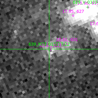 M33-013317.22 in filter B on MJD  60205.180