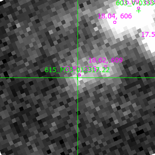 M33-013317.22 in filter B on MJD  60290.210