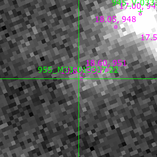 M33-013317.22 in filter B on MJD  60592.130
