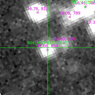 M33-013317.22 in filter R on MJD  60172.400
