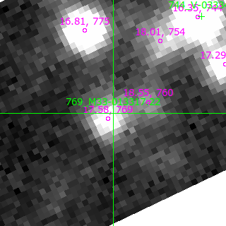 M33-013317.22 in filter R on MJD  60261.150