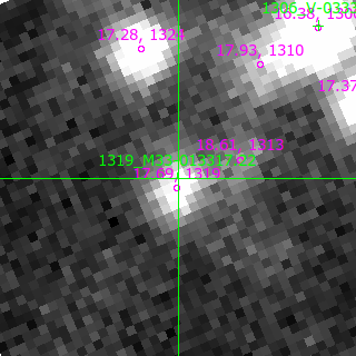 M33-013317.22 in filter R on MJD  60342.110