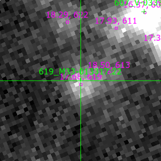 M33-013317.22 in filter R on MJD  60592.130