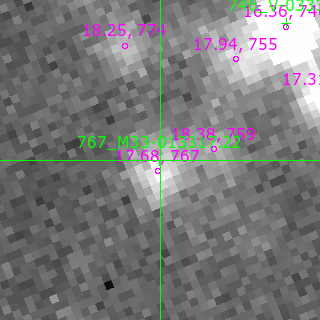 M33-013317.22 in filter R on MJD  60594.120