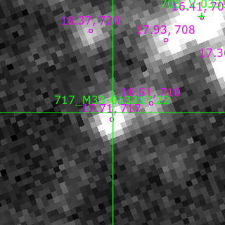 M33-013317.22 in filter R on MJD  60651.190