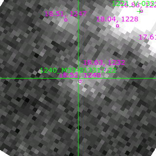 M33-013317.22 in filter V on MJD  58316.350