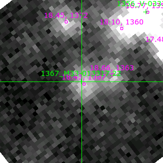 M33-013317.22 in filter V on MJD  58750.200