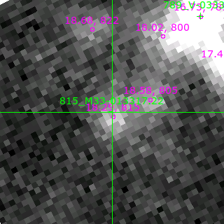 M33-013317.22 in filter V on MJD  59794.390