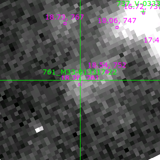 M33-013317.22 in filter V on MJD  59851.170