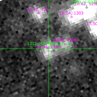 M33-013317.22 in filter V on MJD  60342.110