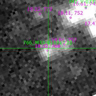 M33-013317.22 in filter V on MJD  60556.300