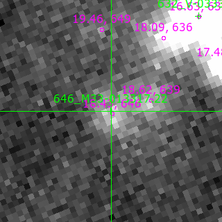M33-013317.22 in filter V on MJD  60612.160