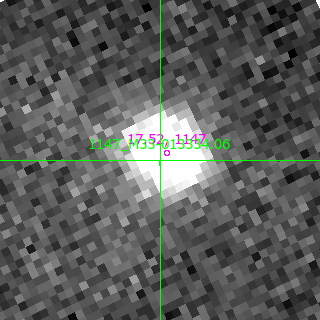 M33-013334.06 in filter B on MJD  60262.160