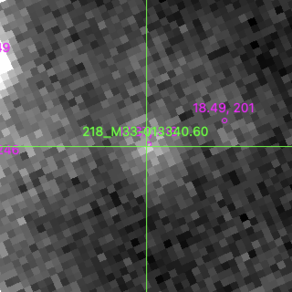 M33-013340.60 in filter I on MJD  60290.150