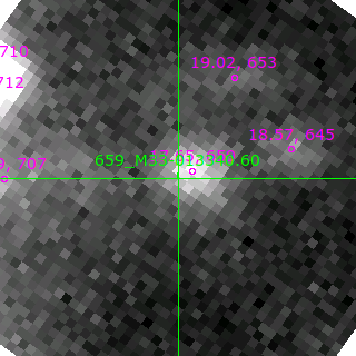 M33-013340.60 in filter R on MJD  58341.400