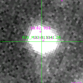 M33-013341.28 in filter B on MJD  58043.160