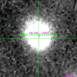 M33-013341.28 in filter R on MJD  57310.160