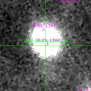 M33-013341.28 in filter V on MJD  57634.410