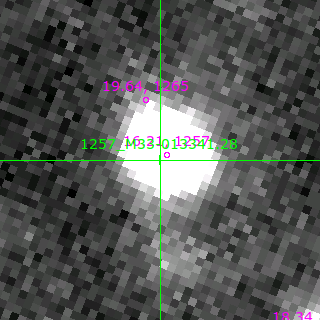 M33-013341.28 in filter V on MJD  57638.430