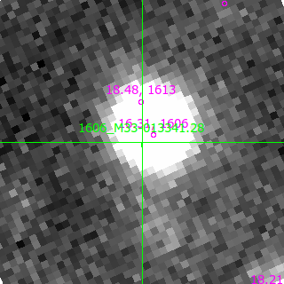 M33-013341.28 in filter V on MJD  60290.230