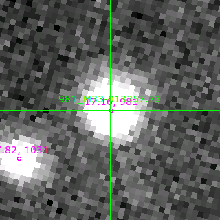 M33-013357.73 in filter R on MJD  57328.190