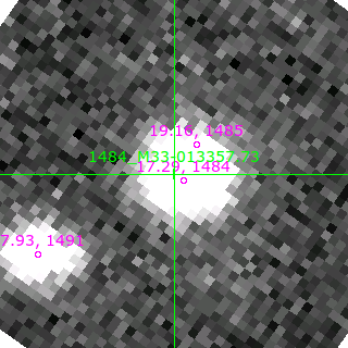 M33-013357.73 in filter R on MJD  58339.400