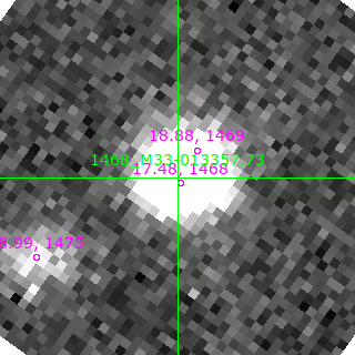M33-013357.73 in filter V on MJD  58339.400