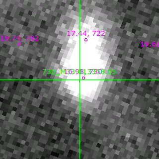 M33-013358.05 in filter B on MJD  57687.130