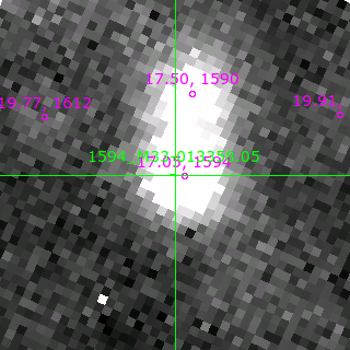 M33-013358.05 in filter B on MJD  57988.410