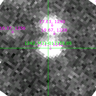 M33-013358.05 in filter B on MJD  58341.400