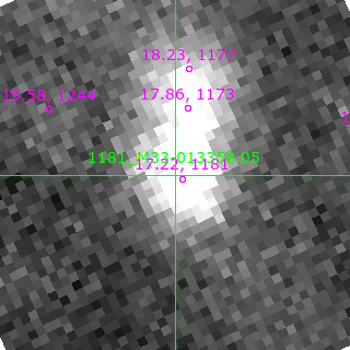 M33-013358.05 in filter B on MJD  59854.200