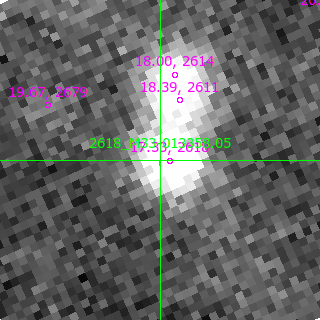 M33-013358.05 in filter B on MJD  60205.160