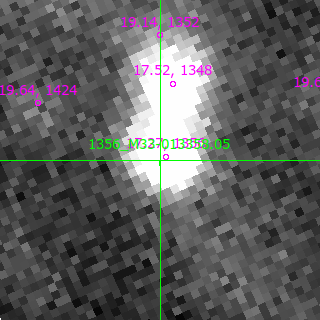 M33-013358.05 in filter B on MJD  60290.150