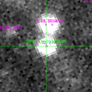 M33-013358.05 in filter B on MJD  60342.090