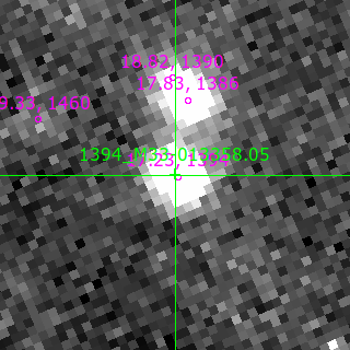 M33-013358.05 in filter B on MJD  60504.380